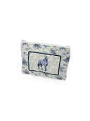 Framed Horse Navy Quilted Makeup Bag