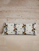 Freedom Rider Linen Quilted Oblong 14" x33" Pillow