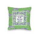"It Actually Is All Fun and Games" Quilted Mini Pillow 8" x 8"