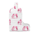 Horse Icon Fuchsia Quilted Boot Bag