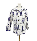 Game Day Purple Thunderbird Boots Quilted Snap Jacket
