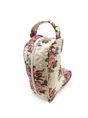 Garden Walk Linen Quilted Boot Bag