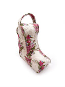 Garden Walk Linen Quilted Boot Bag