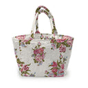 Garden Walk Linen Quilted Handbag