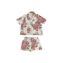 Garden Walk Linen Shorty Pajama Set