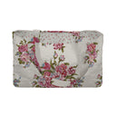 Garden Walk Linen Quilted Tote