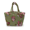 Garden Walk Olive Quilted Handbag