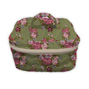 Garden Walk Olive Quilted Travel Case