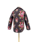 Garden Walk Plum Quilted Snap Jacket