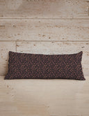Garden Walk Plum Quilted Oblong 14"x33" Pillow