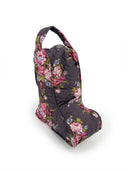 Garden Walk Plum Quilted Boot Bag