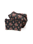 Garden Walk Plum Makeup Bag