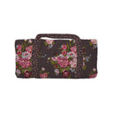 Garden Walk Plum Quilted Weekender Duffle Bag