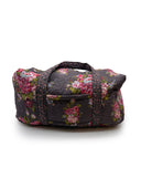 Garden Walk Plum Quilted Weekender Duffle Bag
