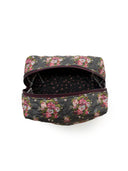 Garden Walk Plum Makeup Bag