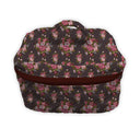 Garden Walk Plum Quilted Travel Case