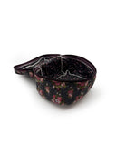 Garden Walk Plum Quilted Travel Case