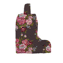 Garden Walk Plum Quilted Boot Bag