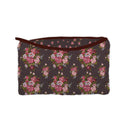 Garden Walk Plum Makeup Bag