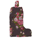 Garden Walk Plum Quilted Boot Bag
