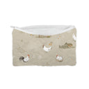 "Left the Gate Open" Quilted Makeup Bag