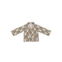 Genevieve Neutral Youth Quilted Snap Jacket