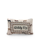 "Giddy Up" Quilted Mini Pillow 8" x 12"