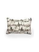 "Giddy Up" Trail Brown Quilted Mini Pillow 8" x 12"
