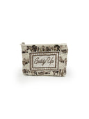 "Giddy Up" Trail Brown Quilted Makeup Bag