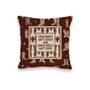 "Good Boots Ain't Cheap" Quilted Mini Pillow 8" x 8"