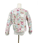 Gracie Patchwork Pastel Cropped Quilted Jacket