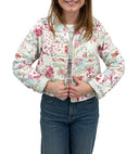 Gracie Patchwork Pastel Cropped Quilted Jacket