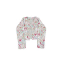 Gracie Patchwork Pastel Cropped Quilted Jacket