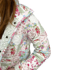 Gracie Patchwork Pastel Quilted Snap Jacket