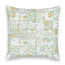 Gracie Patchwork Sage Quilted 20" Pillow