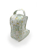 Gracie Patchwork Sage Quilted Boot Bag