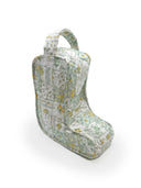 Gracie Patchwork Sage Quilted Boot Bag