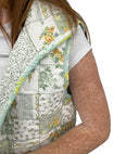 Gracie Patchwork Sage Quilted Cate Vest