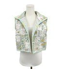 Gracie Patchwork Sage Quilted Cate Vest