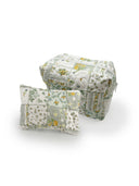 Gracie Patchwork Sage Makeup Bag