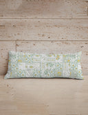 Gracie Patchwork Sage Quilted Oblong 14" x33" Pillow