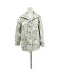 Gracie Patchwork Sage Quilted Snap Jacket