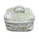 Gracie Patchwork Sage Quilted Travel Case