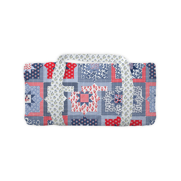 Gwen Patchwork Americana Weekender Duffle Bag