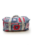 Gwen Patchwork Americana Weekender Duffle Bag