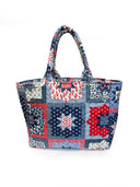 Gwen Patchwork Americana Quilted Handbag