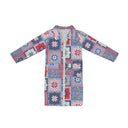 Gwen Patchwork Americana Quilted Duster