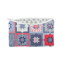 Gwen Patchwork Americana Quilted Makeup Bag