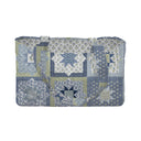 Gwen Patchwork Blue Quilted Tote
