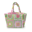 Gwen Patchwork Green Quilted Handbag